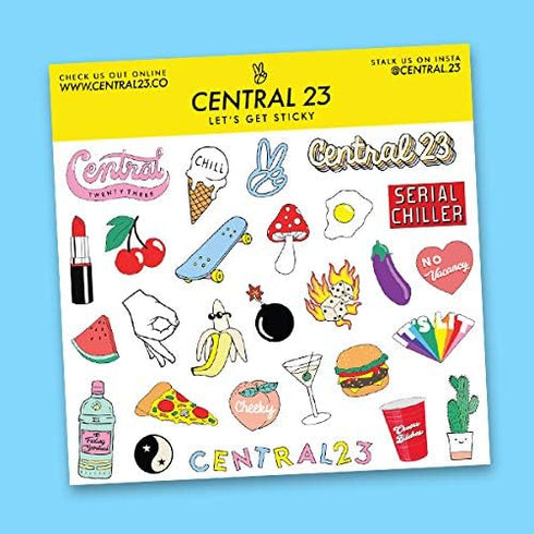 CENTRAL 23 Funny Birthday Card - “Happy Pho-King Birthday” - For Men & Women, Comes with Fun Stickers