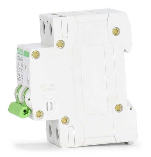 12V-110V DC Miniature Circuit Breaker, 15 Amp 2 Pole Battery Breaker Protector for Solar PV System and RV, Thermal Magnetic Trip, DIN Rail Mount, Chtaixi DC Disconnect Switch B15