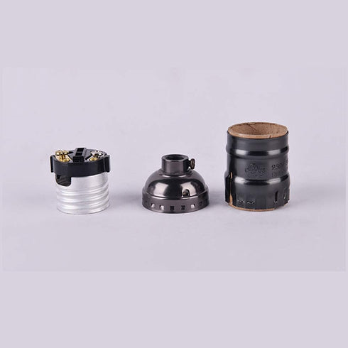 RTNLIT E26 /E27 Vintage Light Socket, Lamp or Fixture Replacement, Edison Lamp Socket Holder Replacement, Industrial