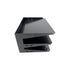 Huron Horizontal 3-Slot File Organizer, Black Steel Commercial Grade for Office