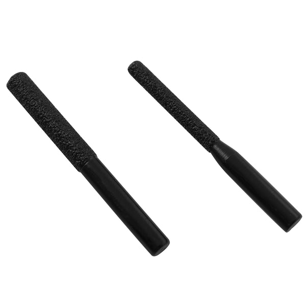 LQ Industrial 2PCS Diamond Straight Router Bit Black Brazed Quartz Stone Jointing Knife with