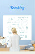 Large Dry Erase White Board Sticker, 3 feet x 5 feet, Peel and Stick Self Adhesive Wallpaper for Home Office