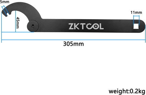 ZKTOOL 2066 Window Generator Adjust Wrench compatible with BMW Mini Cooper R50, R52, R53 S R53,Glass motor removal tool, car window removal tool wrench.
