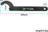 ZKTOOL 2066 Window Generator Adjust Wrench compatible with BMW Mini Cooper R50, R52, R53 S R53,Glass motor removal tool, car window removal tool wrench.