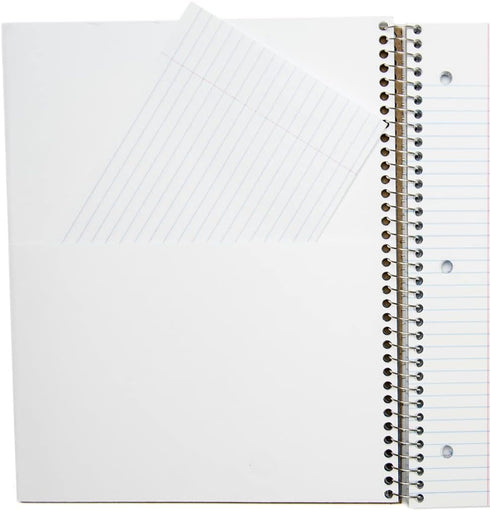 Top Flight Wired 3-Subject Notebook, 120 Sheets, Ideal for School and Work