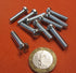 K-mac M6 1 mm 25 mm 50 Zinc Plated Cheese Head Slotted Machine Screws FT x x Length Pcs