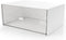 Desk Drawer Organizer, Stackable Plastic Storage Drawers for Makeup and Bathroom Accessories, Large (White).