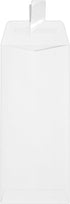 LUXPaper #10 Policy Business Envelopes - 50 Qty - Peel & Press Bright White 4 1/8" x 9 1/2" 80lb Text