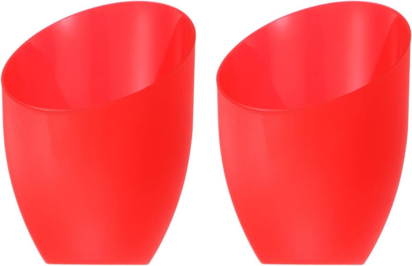 PATIKIL 5.3" High 4.3" Diameter 1.7" Fitter Plastic Lampshade, 2 Pack Plastic