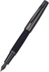 Hongdian 6013 Pure Black Solid Metal Fountain Pen with Extra Fine Nib, Senior General Ink Converter Pen in Metal Box