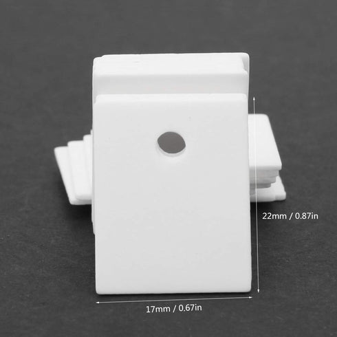 Alumina Ceramic Insulator Pads, 100PCS TO-247 Alumina Ceramic Sheet Cooling Pad for MOS Transistor IGBT Cooling (17 x