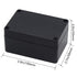 Zulkit Junction Box, IP65 Waterproof Outdoor Project Box, Black ABS Plastic Electrical Enclosure 3.94 x 2.68 x 1.97