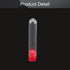 Othmro 100pcs Clear Plastic Test Tubes with Red Caps, 12x60mm Mini Test Tubes for Jewelry and Specimen