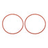 MECCANIXITY Silicone O Rings, 3.23" ID 3.54" OD 5/32" Width Rubber Washers for Plumbing Faucets Pipe Repair (2 Pack)