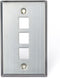 Leviton 43080-1S3 3PORT SG QP WP STAINLESS STEEL, Image by Leviton