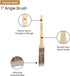 Vermeer 6-Pack Paint Brushes, 1" Angle Sash Brushes for All Latex and Oil Paints & Stains, Home Improvement