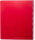 Graphique - Place of Business - Large Red Spiral Notebook w/Pink Message, Fun Journal for Personal Thoughts, Writing Letters, and Taking Notes, 160 Ruled Pages, 9" x 11" by Graphique