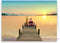Stonehouse Collection Dock Sunset Christmas Card, 18 Boxed Holiday Cards and Envelopes, USA Made