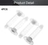 Utoolmart Air Distribution Tube, Adhesive Syringes Tube Sleeve, Glue Liquid Cartridge Dispensing Syringe Barrel, 5cc Plastic Syringe Dispensing, with Piston, Transparent, 4 Pcs