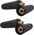 Welding Cable Joint Quick Connector Pair, DINSE-Style 100Amp-200Amp (#6-#4) 10-25 SQ-MM 2-Set