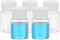 PATIKIL 5 Pcs 15ml Reagent Bottles: PET Wide Mouth Round Bottles with Screw Cap for Lab Liquid Sample Storage