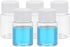 PATIKIL 5 Pcs 15ml Reagent Bottles: PET Wide Mouth Round Bottles with Screw Cap for Lab Liquid Sample Storage