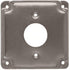 Hubbell-Raco 812C 20A Receptacle, 1.594-Inch Diameter 4-Inch Square Exposed Work Cover