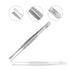 Stainless Steel Lab Forceps with Straight Flat Broad Tips, Perfect for Handling Membranes (4.75 in.)