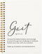 Grit Definition Inspirational Notebooks for Work, Motivational Office Gifts for Coworkers, 5.5x8.3 Inch