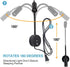 Dimmable Wall Mounted Reading Light with USB Charging Port, Plug-in LED Headboard Reading Light, Bedside Spot Wall