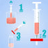 PTFE Syringe Filters, Hydrophobic 25mm, 0.22 um Non-Sterile, 50/pk by KS-Tek