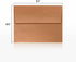 LUXPaper A2 Invitation Envelopes | 4 3/8" x 5 3/4" | Copper Metallic | 80lb. Text | 50 Qty | Peel & Press