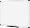 VIZ-PRO Magnetic Dry Erase Board, 36 x 24 Inches with Silver Aluminium Frame