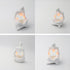 ITOWNKN Reading Sculptures Tulip Lamp,Thinker Statue Figurine Battery Powered Night Light,Modern Abstract Home