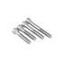 Generic M4 M5 M6 M8 M10 M12 M16 DIN912 A2-70 304 Bolts(100mm,2pcs M12) Half Thread Stainless Steel Hex Socket Cheese