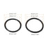 MECCANIXITY Nitrile Rubber O-Rings 12mm 13mm OD 10mm 11mm ID 1mm Thick Seal Gasket, Black 40in1 Set