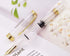 Lanxivi Yongsheng 3011 Demonstrator Clear Classical Fountain Pen, Fine Nib, Piston Filling System, Set of 4