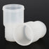 stonylab Silicone Stopper with Thread, 24# Natural Septum Stopper for 24/40, 24/29 Lab Glassware, Pack of 10