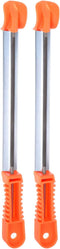2pcs Chainsaw File, 11/64" (4.5mm) Round Rasp Chrome Steel with Sharpening Guide Handle