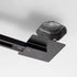 mirrea Black H Type Live End Connector for Ceiling Track Lighting by mirrea