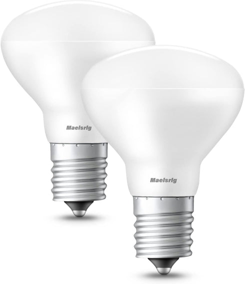 E17 R14 LED Bulb Dimmable 4W (40W Equivalent), Small Light Bulb, E17 Intermediate Base, 300 Lumens, 2 Pack