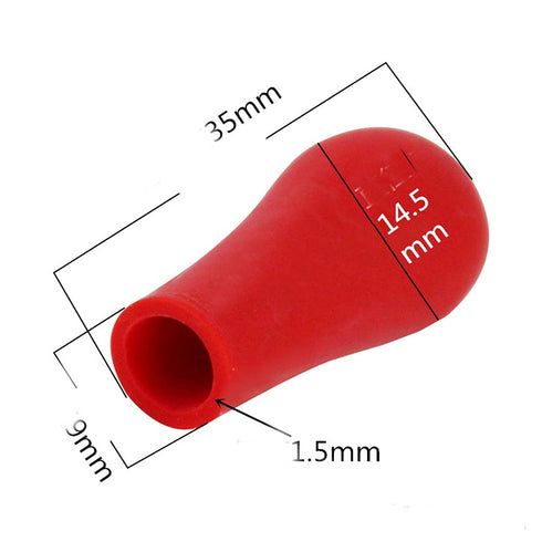 20pcs Red Latex Rubber Dropper Head Cap - Pipette Dropper Rubber Bulb for Laboratory Supplies