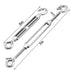 TooTaci M5 Turnbuckle Hook and Eye, 10pcs 304 Stainless Steel Turnbuckles for Cables, Tension Cable Tightener