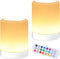OORUN Touch Bedside Table Lamp,13 RGB Colors & 5 Brightness, USB Rechargeable Desk