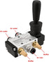Pneumatic Hand Pull Mechanical Valve 4H210-08, 2 Position 5 Way PT1/4" Manual Control with Fittings and Muffler