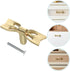 2sets Angoily Decorative Drawer Pulls Stylish Handles for Cabinets Dressers and Bedside Tables Easy to Install