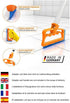 Fuginator Scrub Brush for Tile and Grout: Stiff Nylon Bristle Scrubbing Brush - Bathtub and Shower Scrubber for Floor