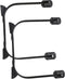 NUOBESTY 2pcs Foldable Hairpin Table Legs Metal Folding Furniture Legs for Sofa