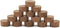 Wood Plugs for Furniture, 1/2 inch Walnut Wood Flat-Head Plug, Wooden Plug