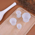 4pcs/Set Dental Lab Silicone Mixing Cup, Self-solidifying Rubber Mixing Bowl